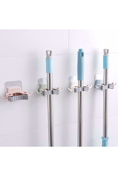 Profit Home Fırça Süpürge Mop Sap Tutucu, Mop Askısı, Yapışkanlı Askı sap sop...