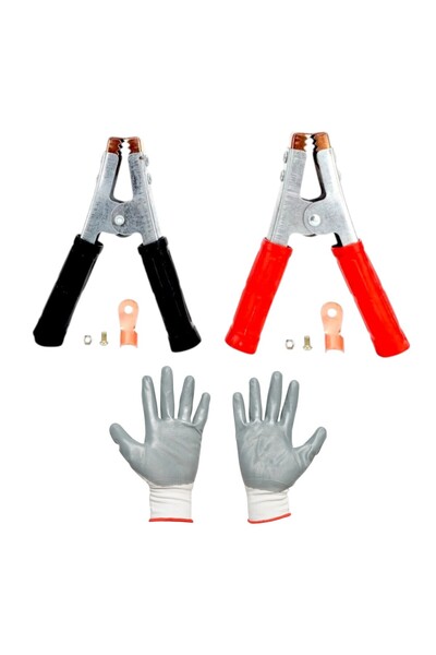 OEM Set clesti transfer curent,tip aligator,rosu,negru,155x110 mm,600A,cu 2 c...