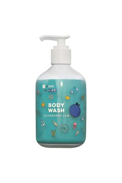 hi skin غسول الجسم للأطفال من هيسكين برائحة التوت الأزرق 400 مل