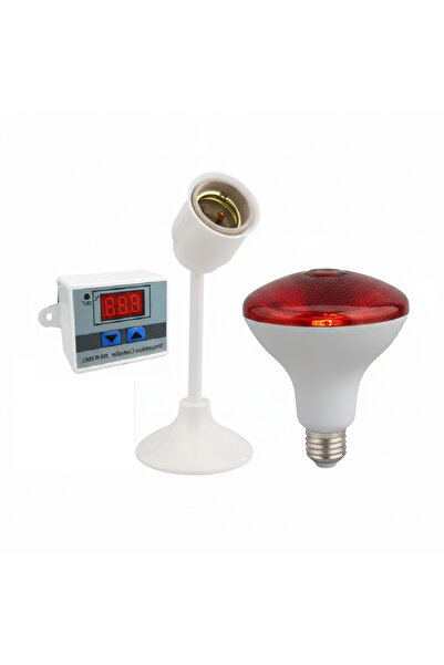 Efe Kuluçka 150 WATT Infrared Isıtıcı Lamba Seti 3 Parça