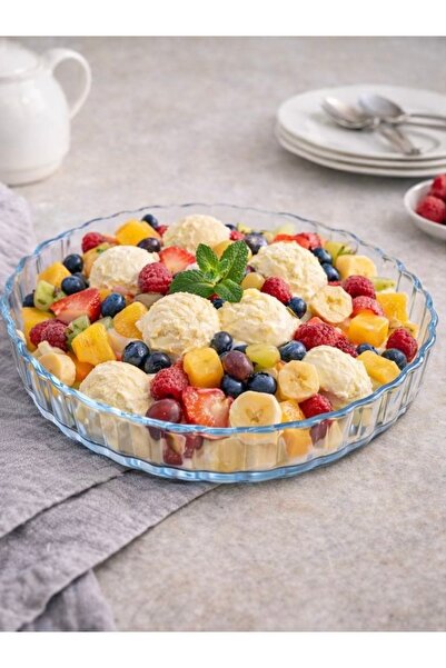 REFAN Round Pyrex trays for desserts and cakes