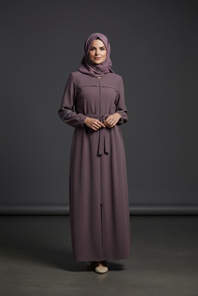 ÖZNUR Belted Ferace