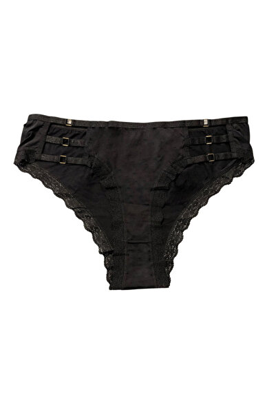 LİNOTTİ Lace Trim Slip Panties (L-Xl)