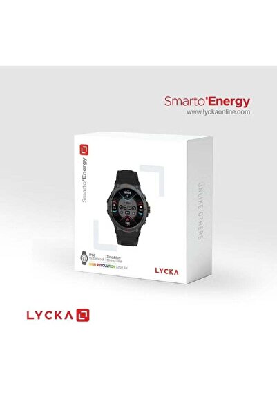 Lycka Smarto Energy Waterproof Full Touch Smartwatch with 1.39” HD TFT Display