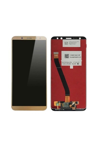 OEM Hwi Uyumlu Mate 10 Lite Lcd Ekran Gold Çıtasız