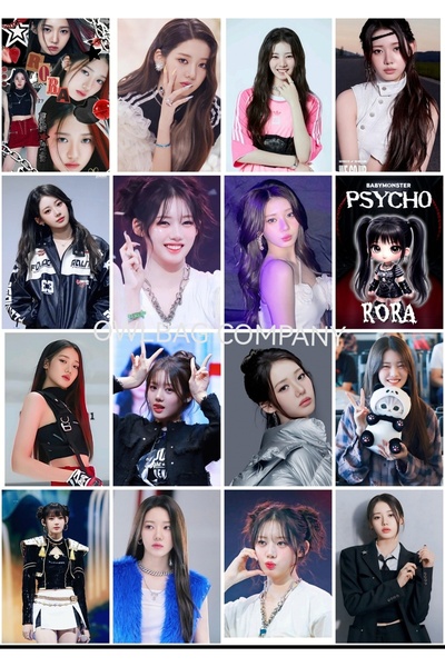 OWLBAG COMPANY OWL BAG Babymonster - Set de 16 fotocărți cu design Rora