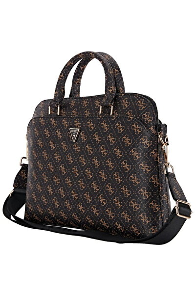 Guess Laptop Bag 15", Unisex, Adjustable - 4G Triangle Logo