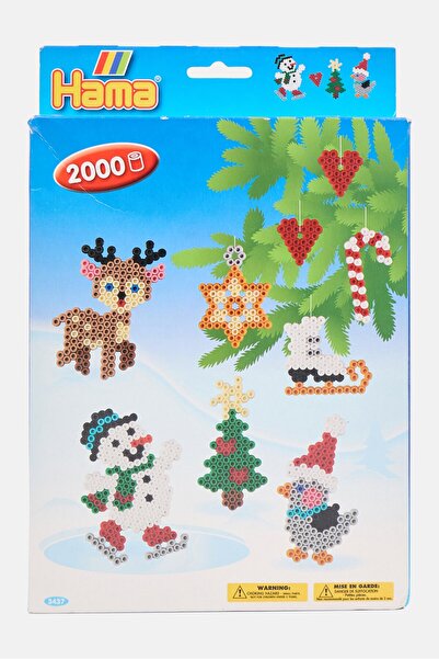 Hama علبة خرز ميدي لعيد الميلاد، أزرق