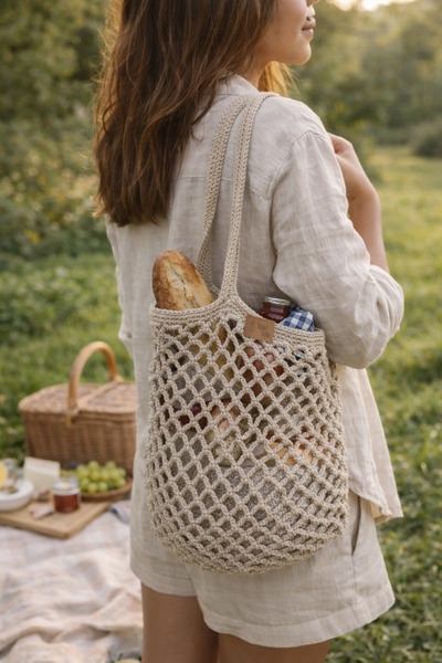 shop El Örgüsü File Çok Amaçlı Çanta