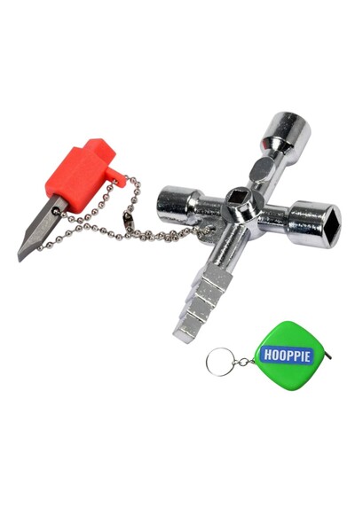 OEM Cheie universala 4 in 1,pentru contoare utilitati,cu un bit cu doua fete ...