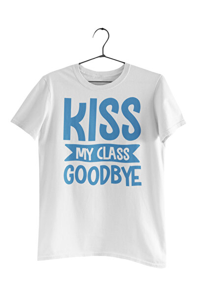 Generic (Unbranded) Tricou Malfini Premium alb, „Sărută-mi clasa”, mărimea S