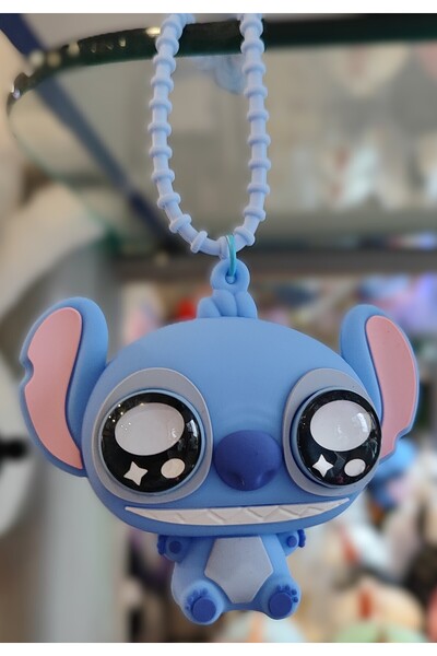 ada çanta kırtasiye Character Figure Silicone Peeping Eye Keychain (7-9cm) Ad...