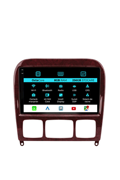 NavStore Navigatie Dedicata Mercedes S-Class W220 (1998-2005), 9Inch, 8Gb Ram...