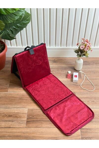 Generic Prayer mat with backrest, foldable padded prayer mat that can be used...