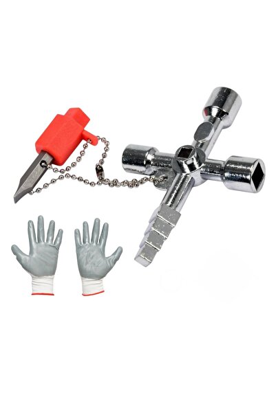 OEM Cheie universala 4 in 1,pentru contoare utilitati,cu un bit cu doua fete ...