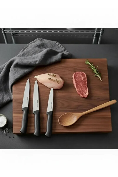 PİRGE Kaşık Hediyeli Et & Tavuk Hazırlık Bıçak Seti