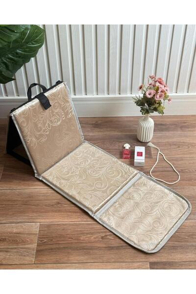 Generic Prayer mat with backrest, foldable padded prayer mat that can be used...