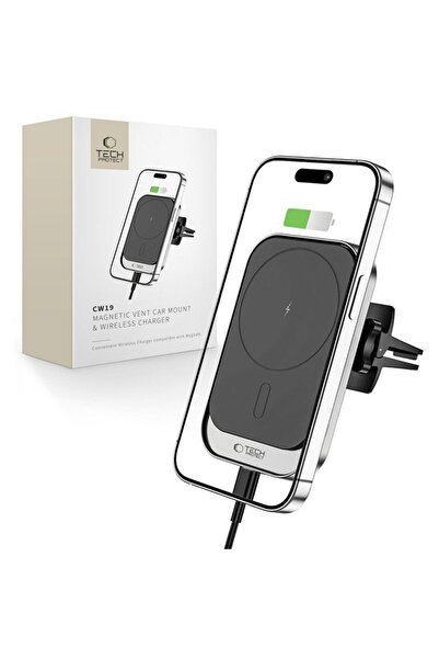 Tech-Protect USB-A + USB-C Cables Included MagSafe inductive charger for air ...