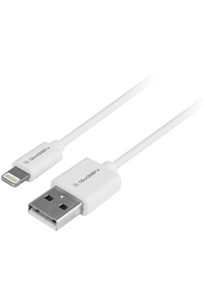 Gogen USB to Lightning Charging and Data Transfer Cable, 2 meters, White