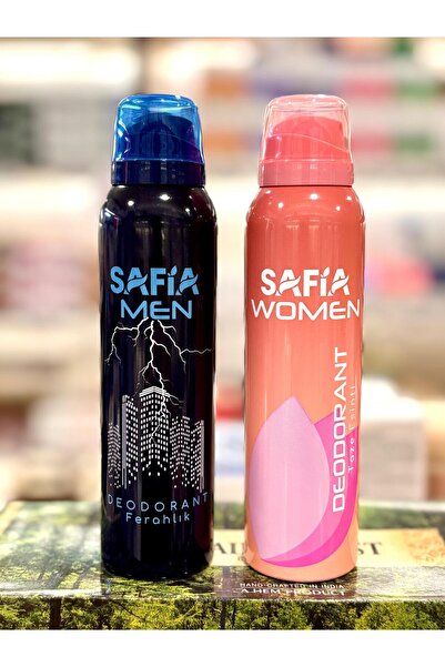 Safia Doğal BAY- Deodorant Ferahlık 150 Ml *2 ADET Gimdes sertifikalı
