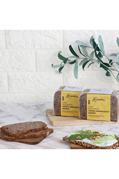 Kersendüz %100 Ekşi Mayalı Cevizli Karabuğday 2'li Seçim 2x500g
