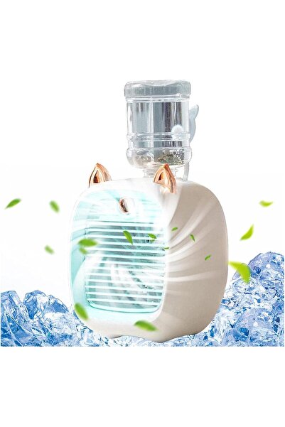 unbranded مكيف هواء محمول - مبرد هواء صغير - 3 سرعات ومروحة رش