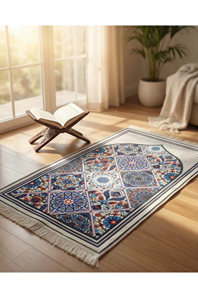 Elit Scarf MOTİF BASKILI KALIN SECCADE