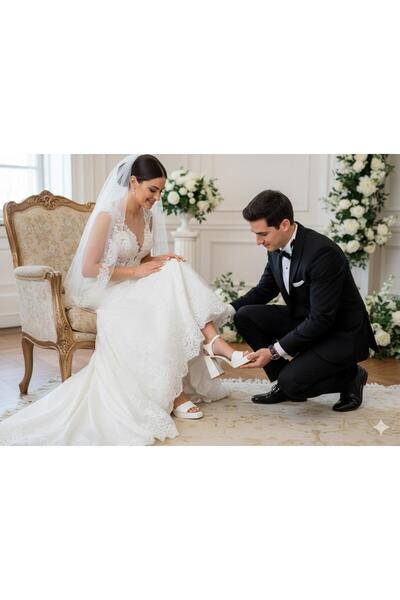 MAJESTE IŞIK ABİYE TAPUKLU AYAKKABI