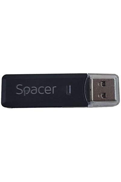 Spacer Cititor de carduri SPCR-USB3-02, USB 3.2 gen 1, Negru