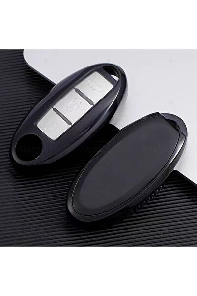 Alazpay غطاء مفتاح من مادة TPU اللامعة لسيارات نيسان جوك، قاشقاي، إكس-تريل، م...