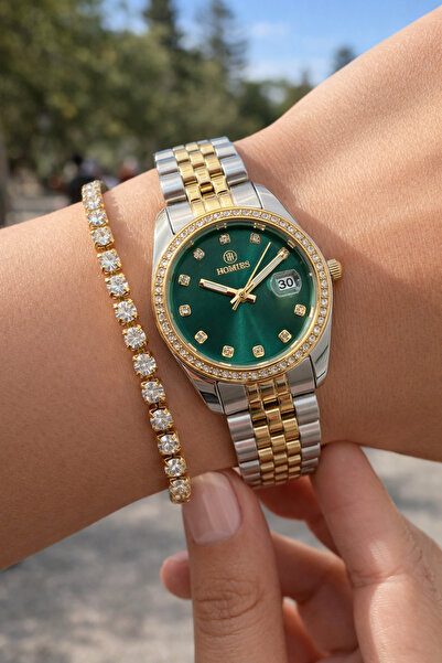 Homies Women's Wristwatch with Calendar Original 2-Year Warranty Gift Box and...