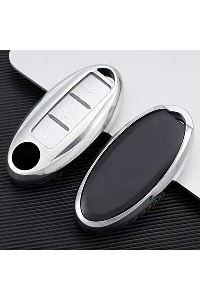 Alazpay غطاء مفتاح من مادة TPU اللامعة لسيارات نيسان جوك، قاشقاي، إكس-تريل، م...