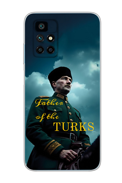 moonset Redmi 10 2022 Uyumlu Baskılı Yumuşak Silikon Şeffaf Telefon Kılıfı