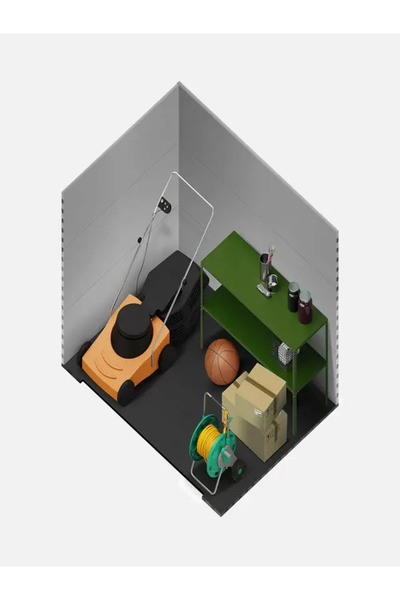 Sadece Nette Bahçe Depolama Evi 2,39m2