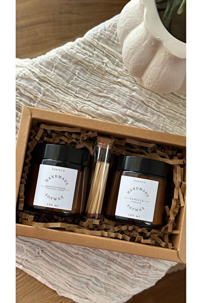 Lunora Soya Wax Mum Tanışma Seti 100+100 ml
