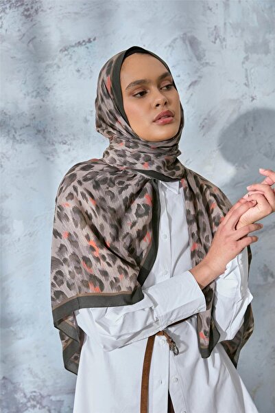 Silk Home Șal din viscoză ecologică cu model leopard 6001 09