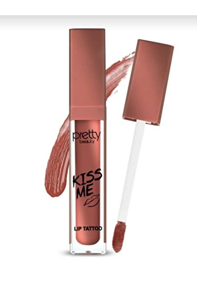 Kozmetik Pretty Kiss Mee Lip Tattoo Kalıcı Mat Likit Ruj -No:8