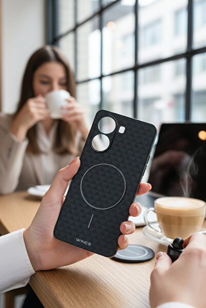 batuteknoloji Poco X7 Pro Magnetic Özellikli MagSafe Görünümlü Prizma Karbon ...