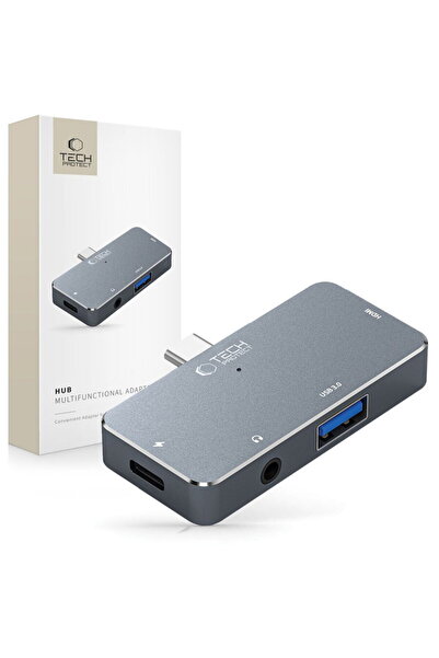 Tech-Protect V6-HUB ADAPTER 4IN1 GREY