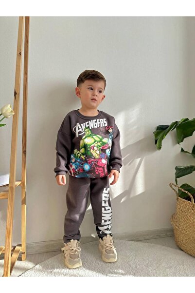 Asortik Kids Σετ φούτερ για αγόρια με 3 κλωστές, με μοτίβο και άνετη εφαρμογή...