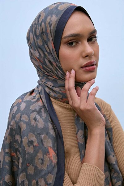 Silk Home Eco Viscose Leopard Pattern Shawl 6001 08