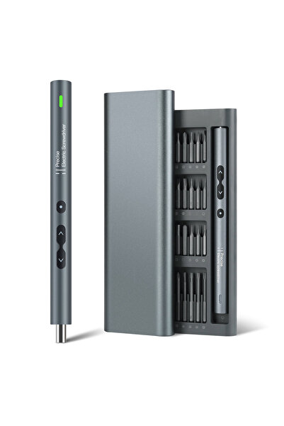 NEXTLY Trusă de șurubelnițe electrice de precizie 62 în 1, gri