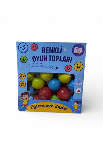 Prlk toys Oyun Havuzu Topları 50 Adet Kutulu