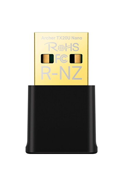 TP-LINK Archer TX20U Nano, USB 2.0, bandă dublă, negru