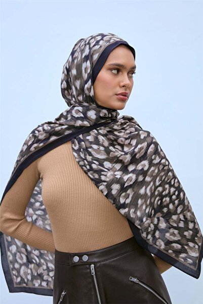 Silk Home Eco Viscose Leopard Pattern Shawl 6001 07