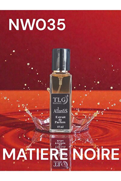TLG TLGNW035e015 LV Matiere Noire Niche Extrait Kadın Parfümü, 15 ml (Cep Boyu)