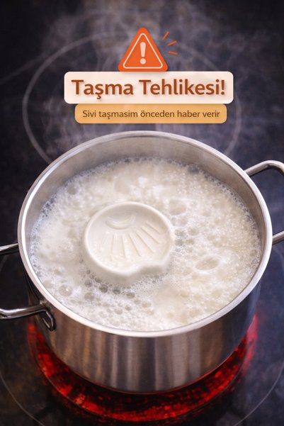 Mode Cool Porselen Süt Taşı – Süt Taşırmaz Kaynatma Taşı (Milk Saver), Taşma Önleyici Mutfak Aparatı