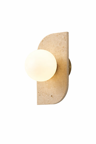 NOYA LİGHTİNG APLİK - TRAVERTEN TAŞ APLİK - BOHEM RUSTİK TARZ AYDINLATMA - AP...