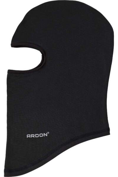 ardon Black helmet balaclava, black color, 88% polyester, 12% elastane, FORTI