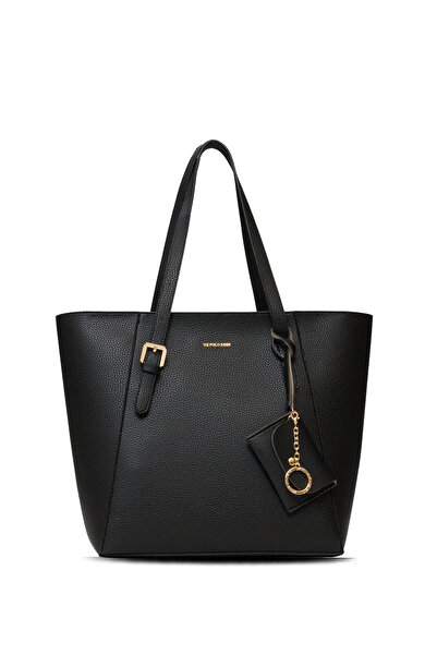 U.S. Polo Assn. Women's Shoulder Bag Black Us25551 – Casual Stylish Design, L...